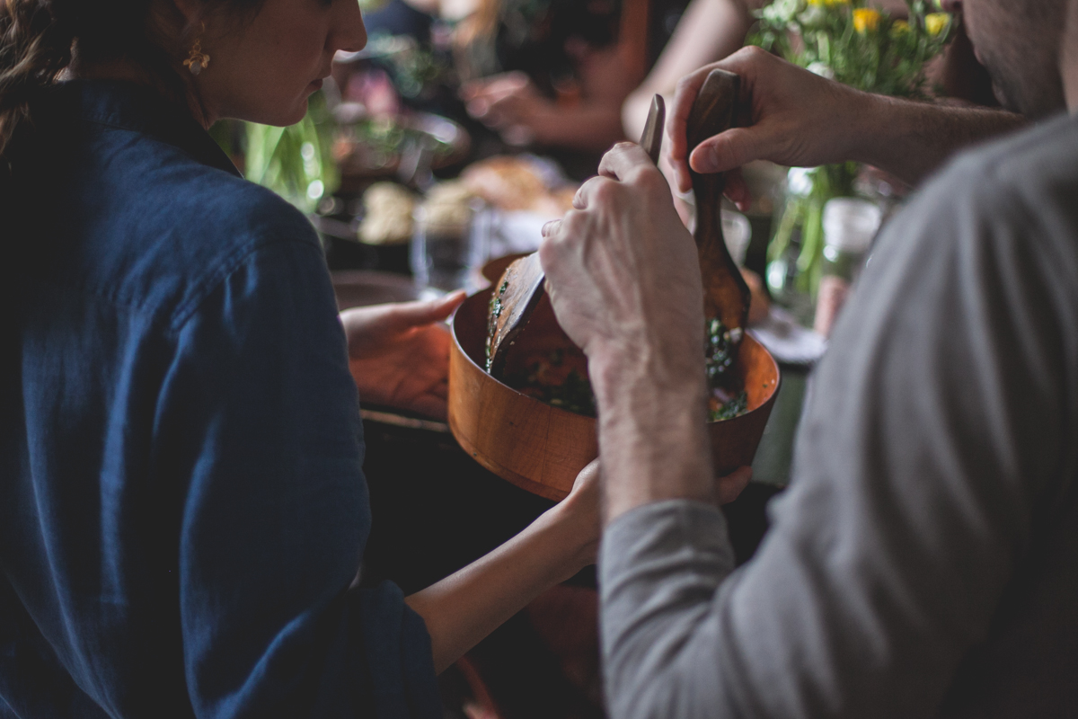 Pass the salad - Commercial lifestyle photography by Leah Verwey