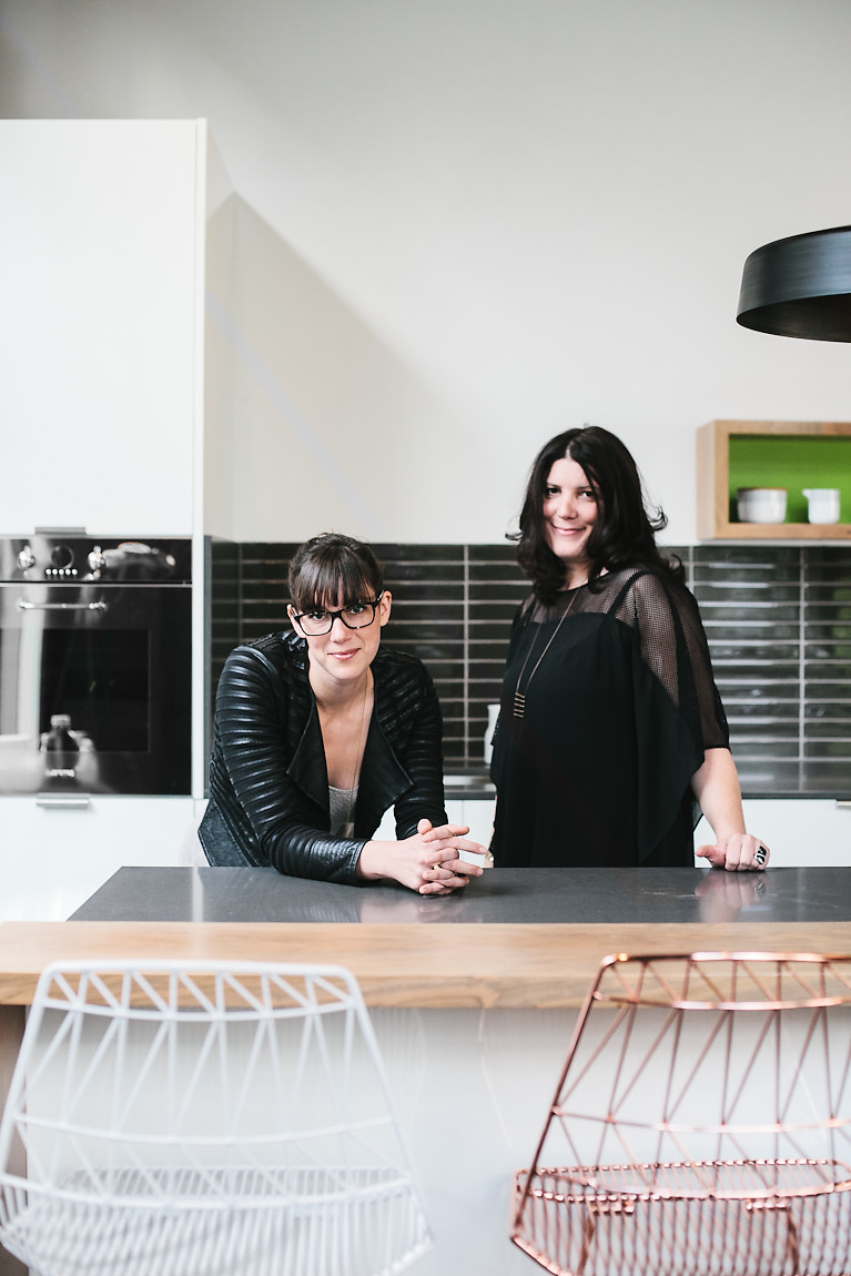 A portrait of Bright Design Lab founders in Portland, Oregon